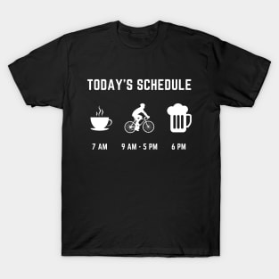 Today's schedule beer T-Shirt